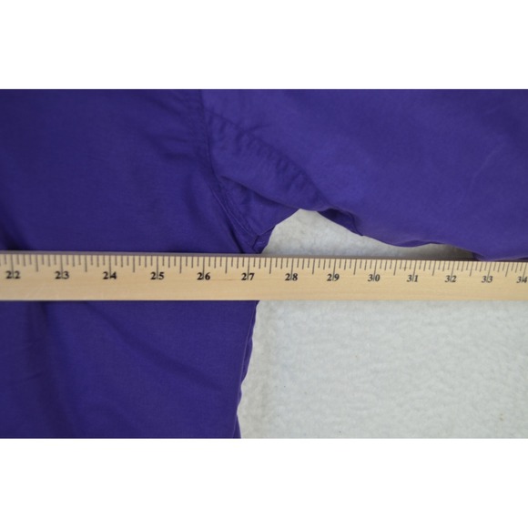 Northwestern Wildcats Jacket Mens XL Purple Pullover Wind Breaker Pockets - Picture 7 of 12